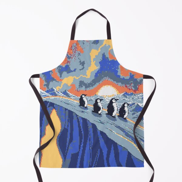 Item preview, Chill Vibes: Pixel Penguins on Ice designed and sold by NaturePixel.