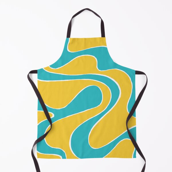 Item preview, Ebb and Flow 2 in Turquoise and Yellow designed and sold by LAEC-Shop.