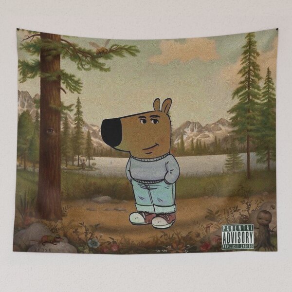 Item preview, Chill Guy + Wolf by Tyler, the Creator designed and sold by Denis Epanov.