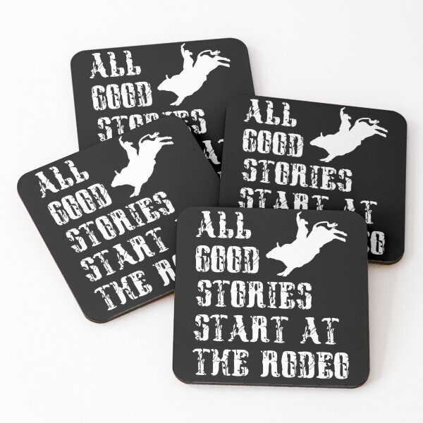 Item preview, All Good Stories Start At The Rodeo - Rodeo Cowboy Cowgirl Player  designed and sold by Smix Pixels.