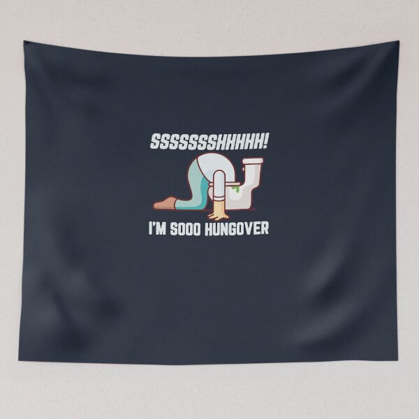 Item preview, Sssssshhhhhhh  I'm Sooo Hungover - Toilet  designed and sold by Perry Clark.