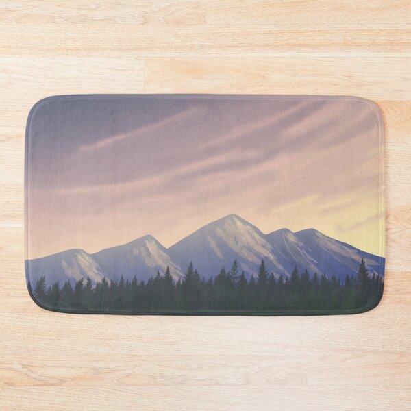 Item preview, Whimsy Sunset Mountainscape designed and sold by AmyJStickers.