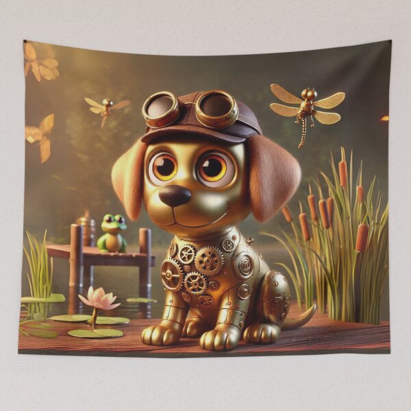 Item preview, Steampunk Labrador Retriever designed and sold by Sillytoe.