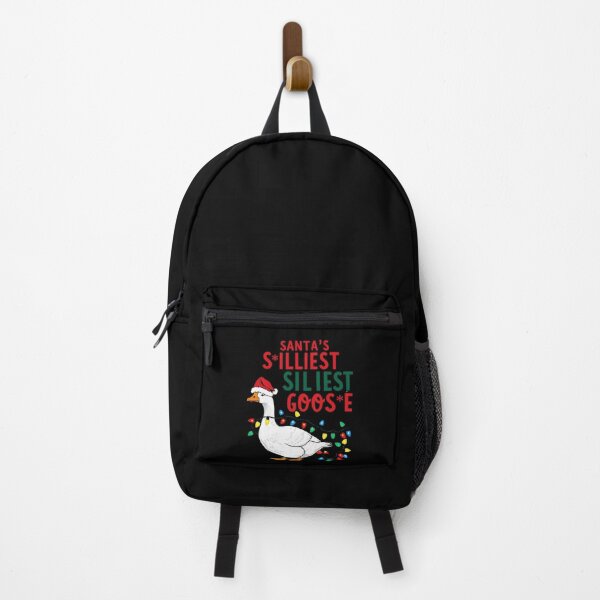 Item preview, Santa's Silliest Goose Christmas Humor for Animal Lovers designed and sold by TrendPrinter.