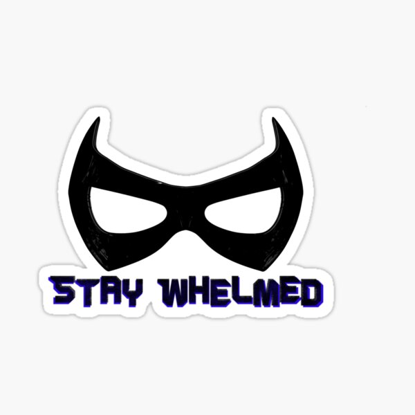 Item preview, Stay Whelmed (Blue) designed and sold by NovelDaydream.