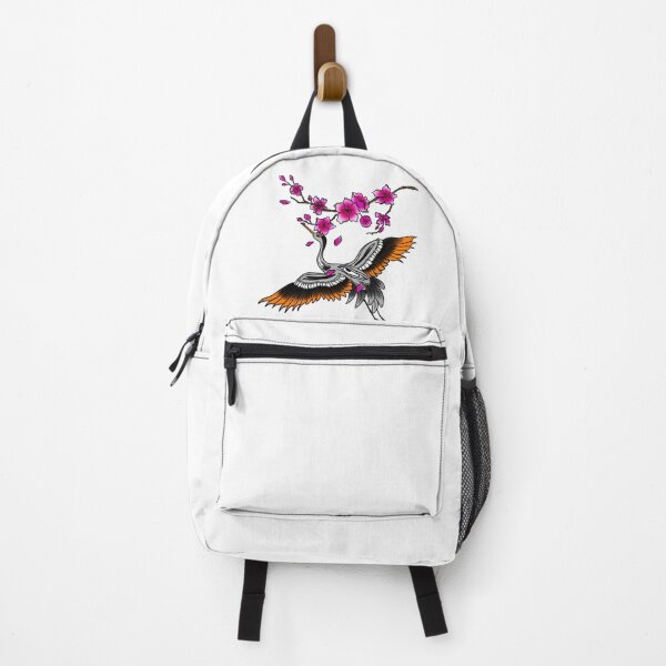 Item preview, Crane & Cherry Blossoms designed and sold by WinglessCrowArt.