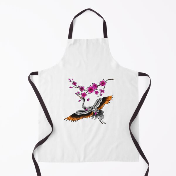 Item preview, Crane & Cherry Blossoms designed and sold by WinglessCrowArt.