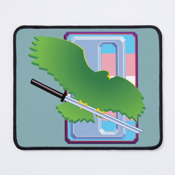 Item preview, Battletech Mechwarrior Clan Jade Falcon Trans Pride Emblem LGBTQIA+ designed and sold by TheBritishGeek.