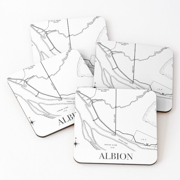 Item preview, Minimalist Albion Maple Ridge Historical Map designed and sold by MapleRidgeMus.