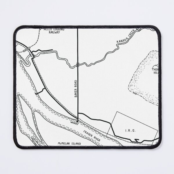 Item preview, Minimalist Albion Maple Ridge Historical Map designed and sold by MapleRidgeMus.