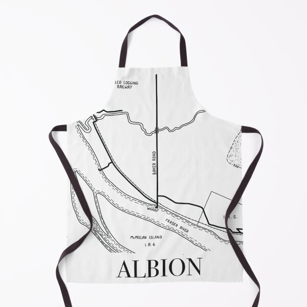 Item preview, Minimalist Albion Maple Ridge Historical Map designed and sold by MapleRidgeMus.