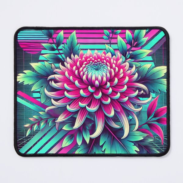 Item preview, Retro Spider Chrysanthemum - 80s Neon Trapper Keeper designed and sold by PlasticAuto.