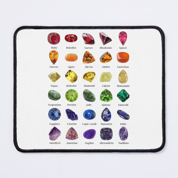Item preview, Rainbow gemstone chart designed and sold by E-Shu.