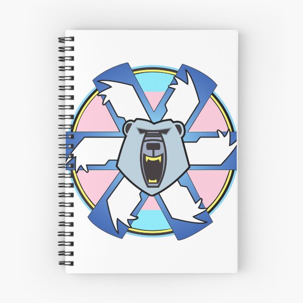 Item preview, Battletech Mechwarrior Clan Ghost Bear Trans Pride Emblem LGBTQIA+  designed and sold by TheBritishGeek.