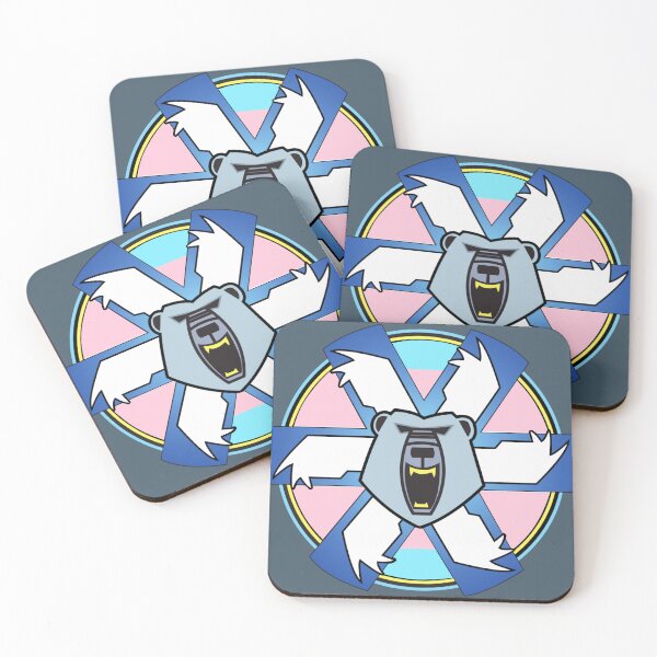 Item preview, Battletech Mechwarrior Clan Ghost Bear Trans Pride Emblem LGBTQIA+  designed and sold by TheBritishGeek.