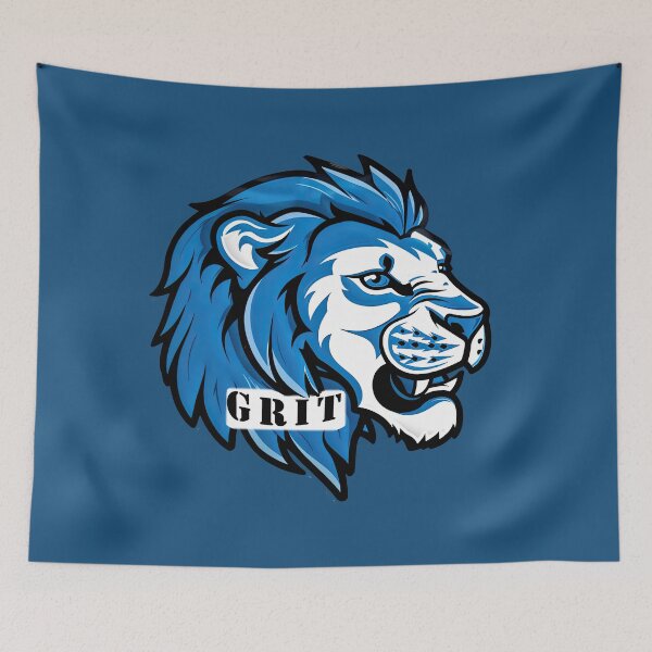 Item preview, Detroit Lions Football Grit  designed and sold by MaryFiore.