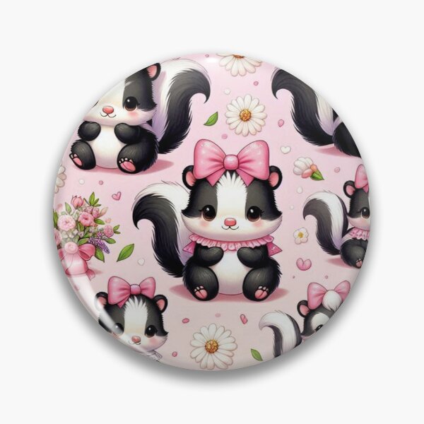 Item preview, Skunk Cuties in Bloom designed and sold by purplesensation.