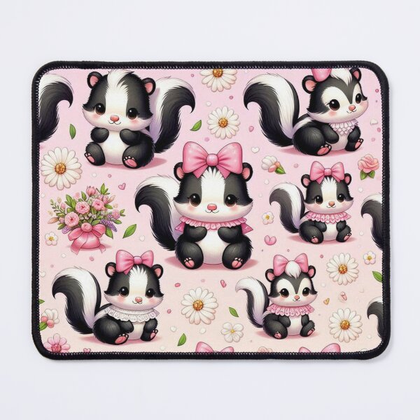 Item preview, Skunk Cuties in Bloom designed and sold by purplesensation.