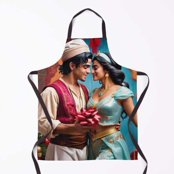 Artikelvorschau, Aladdin und Jasmin zu Weihnachten 1 entworfen und verkauft von Heartbreaker Creative.