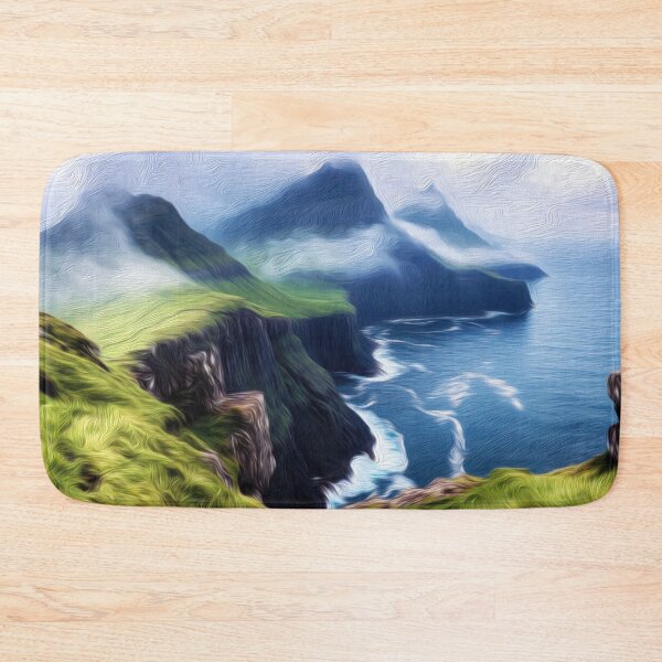 Item preview, MAJESTIC CLIFFS OF THE FAROE ISLANDS designed and sold by ArtbyRolleen.