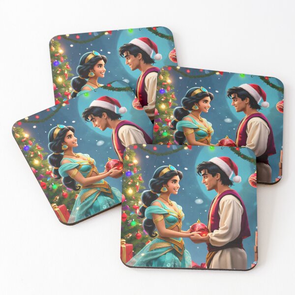 Artikelvorschau, Aladdin und Jasmin an Weihnachten 2 entworfen und verkauft von Heartbreaker Creative.