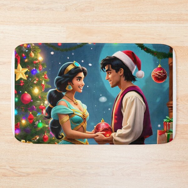 Artikelvorschau, Aladdin und Jasmin an Weihnachten 2 entworfen und verkauft von Heartbreaker Creative.