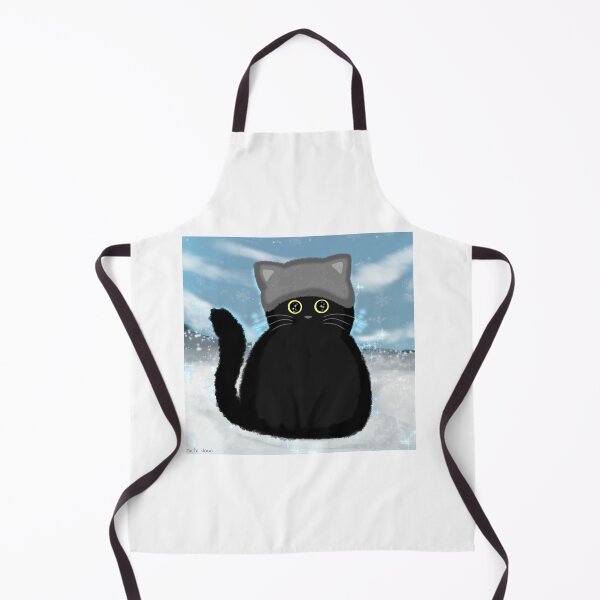 Item preview, Kuroneko with winter hat designed and sold by MichiJowi.
