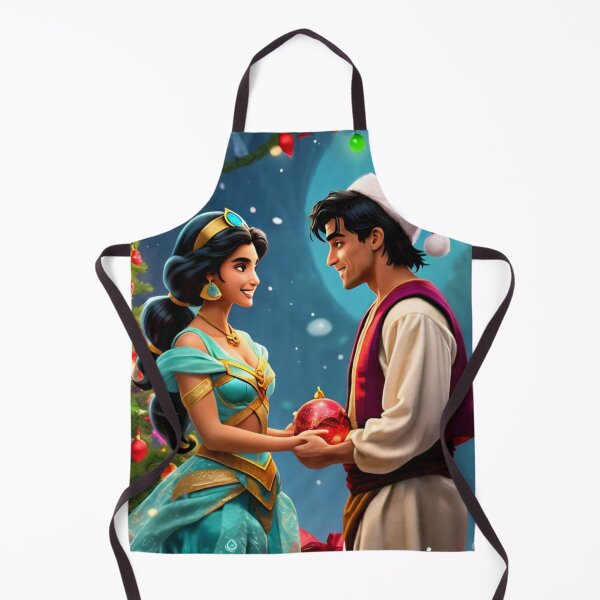 Artikelvorschau, Aladdin und Jasmin an Weihnachten 2 entworfen und verkauft von Heartbreaker Creative.
