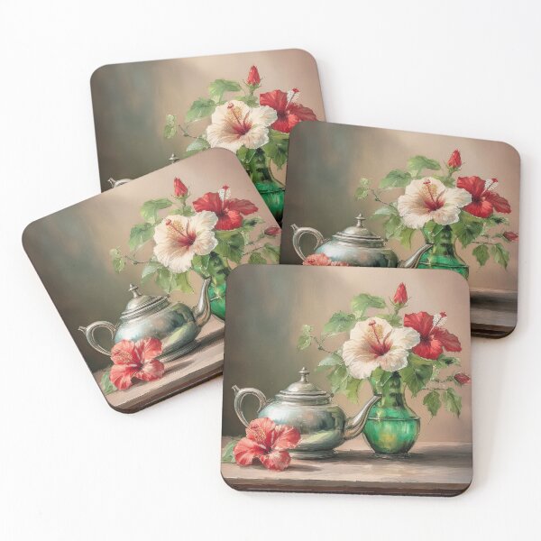 Item preview, Red Hibiscus: Still Life #2 designed and sold by Kevin Luckham.