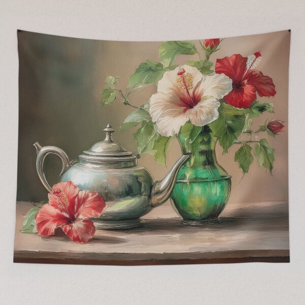 Item preview, Red Hibiscus: Still Life #2 designed and sold by Kevin Luckham.