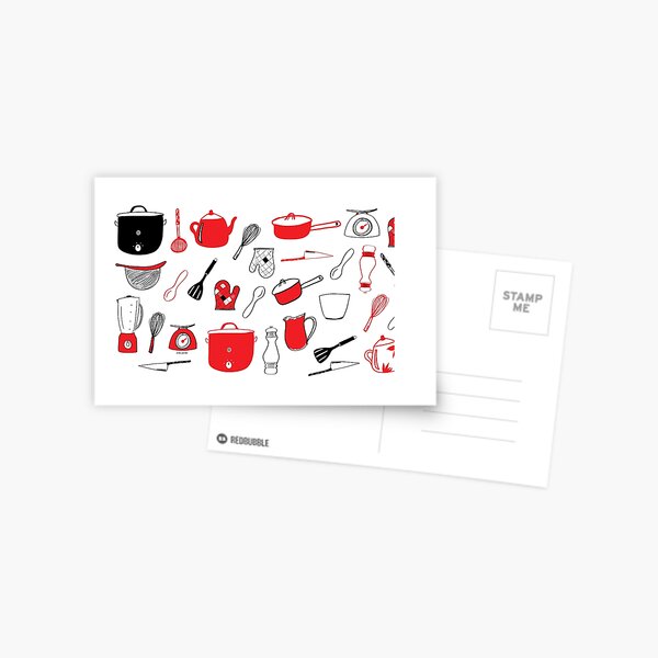 Cooking time Postcard