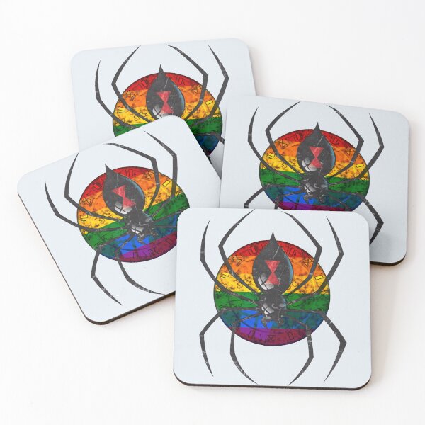 Artikelvorschau, Battletech Mechwarrior Clan Widowmaker Pride Emblem LGBTQIA+ entworfen und verkauft von TheBritishGeek.