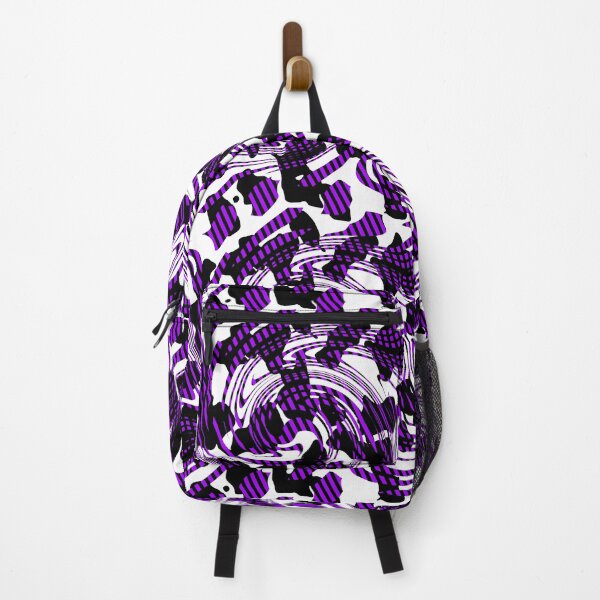 Item preview, Dreamlike Cow print Black and Purple Stripe Blend designed and sold by TheRulerofEarth.