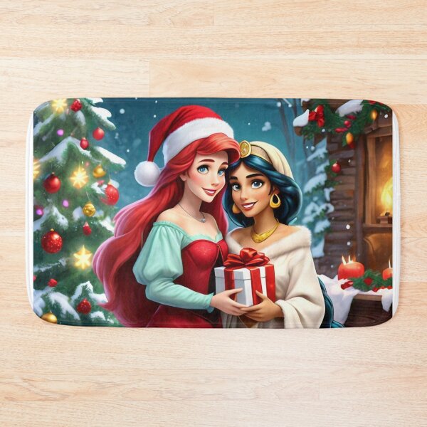 Artikelvorschau, Arielle und Jasmin an Weihnachten 1 entworfen und verkauft von Heartbreaker Creative.
