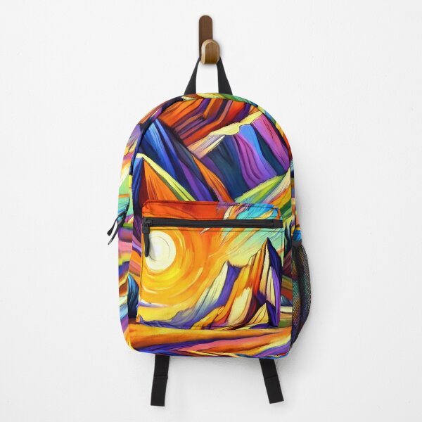 Item preview, Vibrant Mountain Landscape - Colorful Abstract Sunrise designed and sold by ChrisButler.