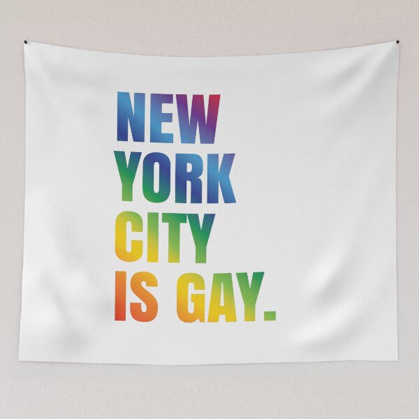 Item preview, New York City is Gay Pride Month Design for NYC Lover  designed and sold by The Junto Shop.