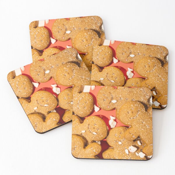 Item preview, Pile of Gingerbread Men and Crushed Candy Canes designed and sold by LensLily.