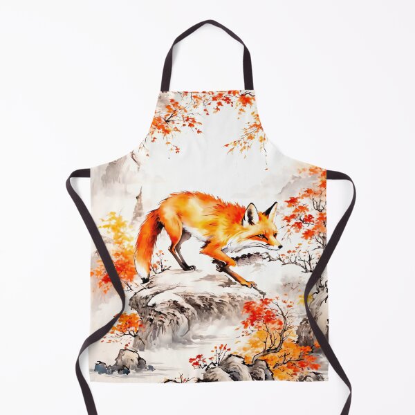Item preview, Chinese style fox painting designed and sold by Cute-adorable.