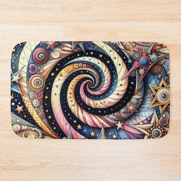 Item preview, Cosmic Dance of Stars and Swirls designed and sold by purplesensation.