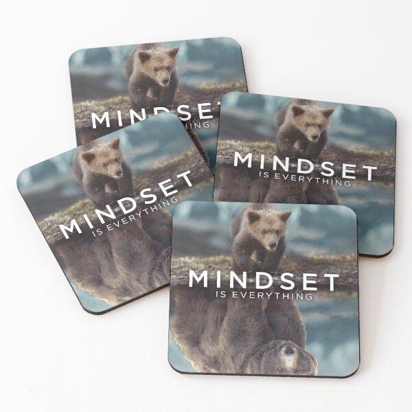 Item preview, Mindset Is Everything, Bear Inspiration - Success Motivational designed and sold by chantastical.