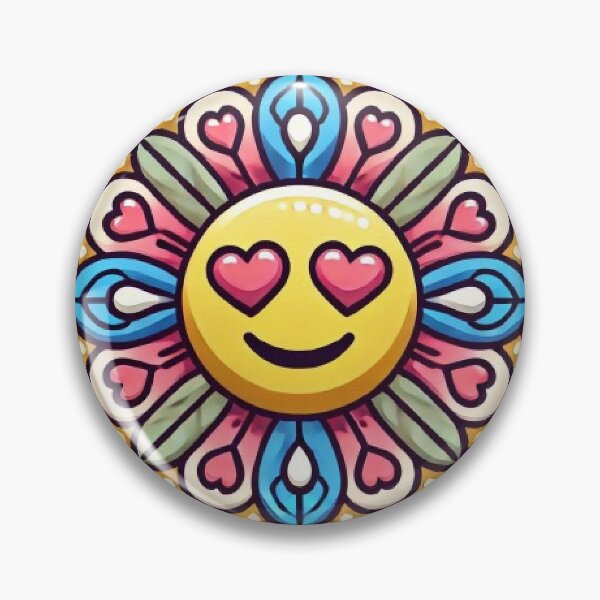Item preview, emoji mandala with different expressions with bright colors designed and sold by Anime9122.