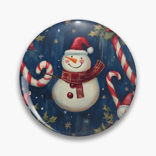 Item preview, Winter snowmen and candy canes designed and sold by MiracleSociety.