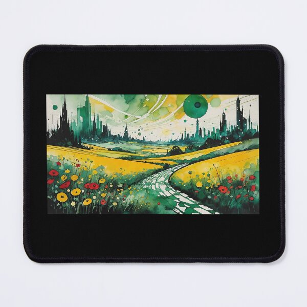 Item preview, Poppy Fields and Yellow Brick Road Landscape designed and sold by arivervixen.