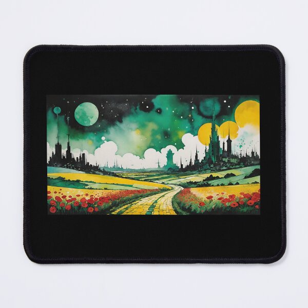 Item preview, Poppy Fields and Yellow Brick Road Landscape designed and sold by arivervixen.