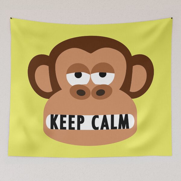 Item preview, Bored Monkey Tells You To Keep Calm designed and sold by Moodific.