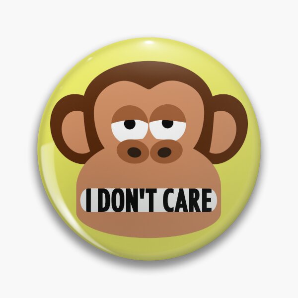 Item preview, Rude Bored Monkey Doesn't Care designed and sold by Moodific.