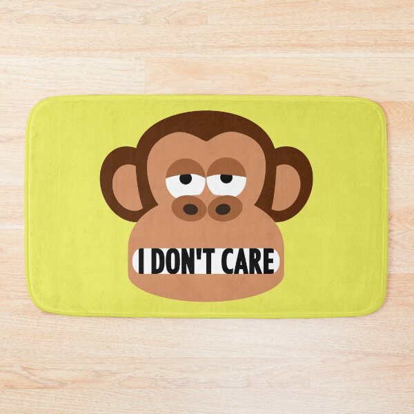 Item preview, Rude Bored Monkey Doesn't Care designed and sold by Moodific.