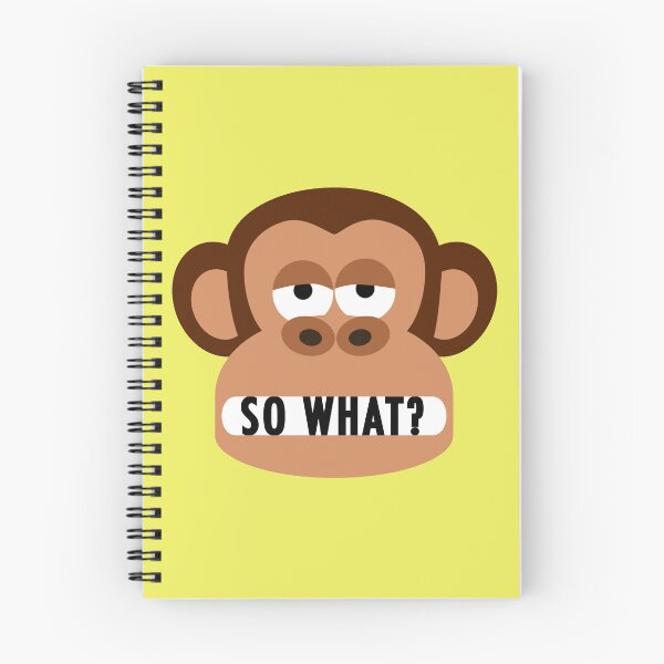 Item preview, Rude Bored Monkey Doesn't Care designed and sold by Moodific.