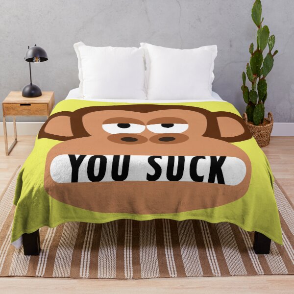 Item preview, Rude Bored Monkey Says You Suck designed and sold by Moodific.