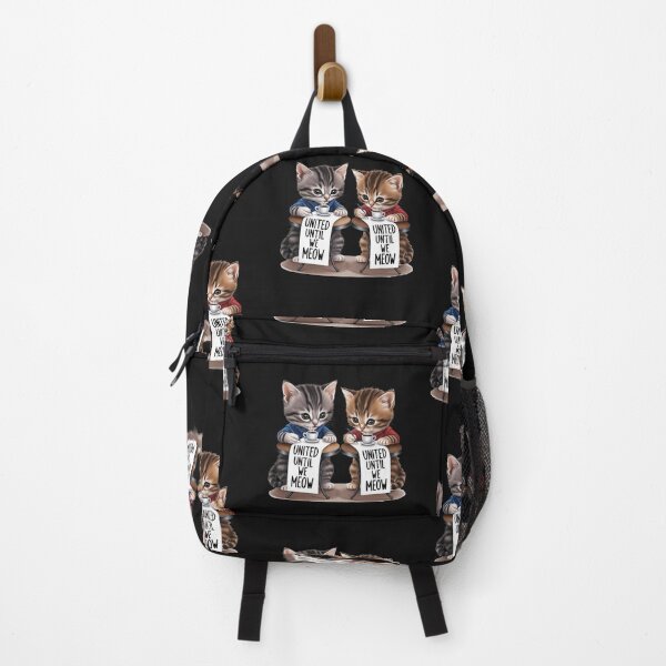 Item preview,  United Until We Meow cat t-shirt,CatLoversUnite, FelineFashion, Pet and Animal,Cat Obsessed designed and sold by NinaCreator.